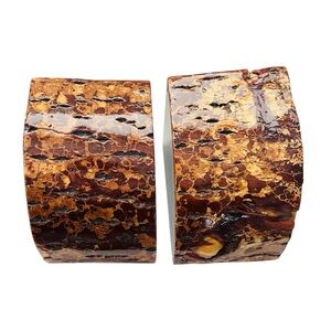 Oregon Myrtlewood Bookends